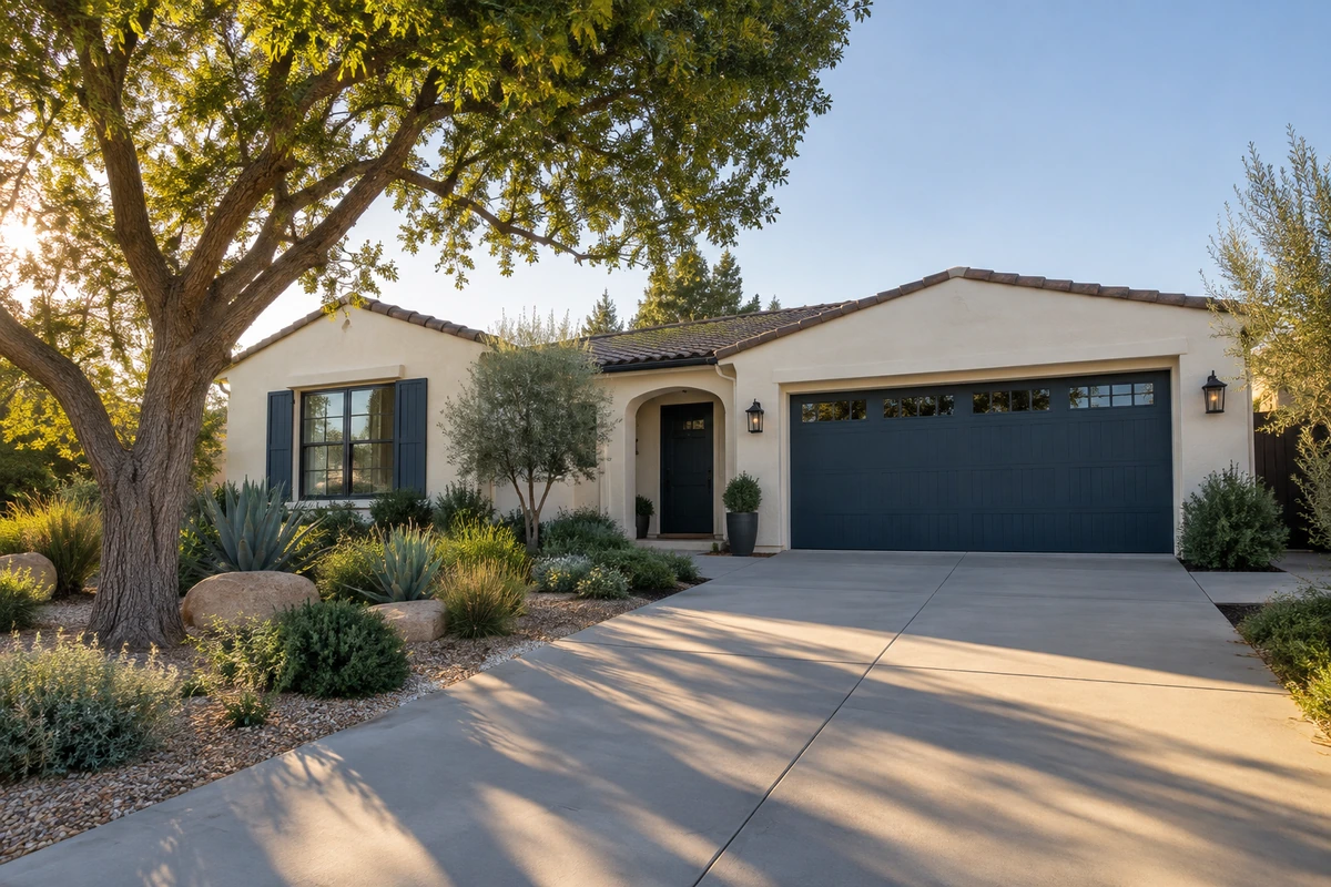 A Southern California home at golden hour in early fall — fall pest control in San Diego, Orange County, and Riverside